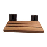 Barclay - 16'' Teak Wall Mount Slatted, Oil Rubbed Bronze Trim - Oil Rubbed Bronze