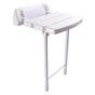 Barclay - 14'' Wall Mount Slatted Folding White - White
