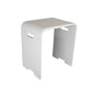 Barclay - BARstone Shower Stool, White Matte - White Matte