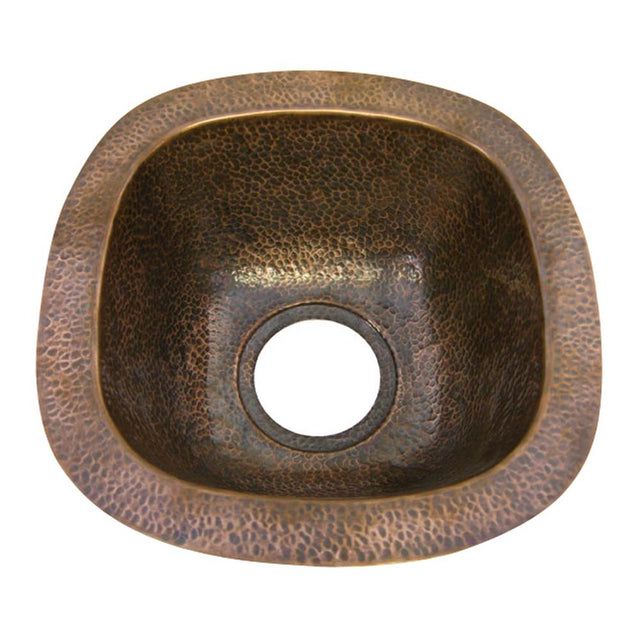 Barclay - Trent Prep/Bar Sink, 12'',  Hammered Antique Copper - Antique Copper