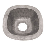 Barclay - Trent Prep/Bar Sink, 12'',  Hammered Pewter - Pewter