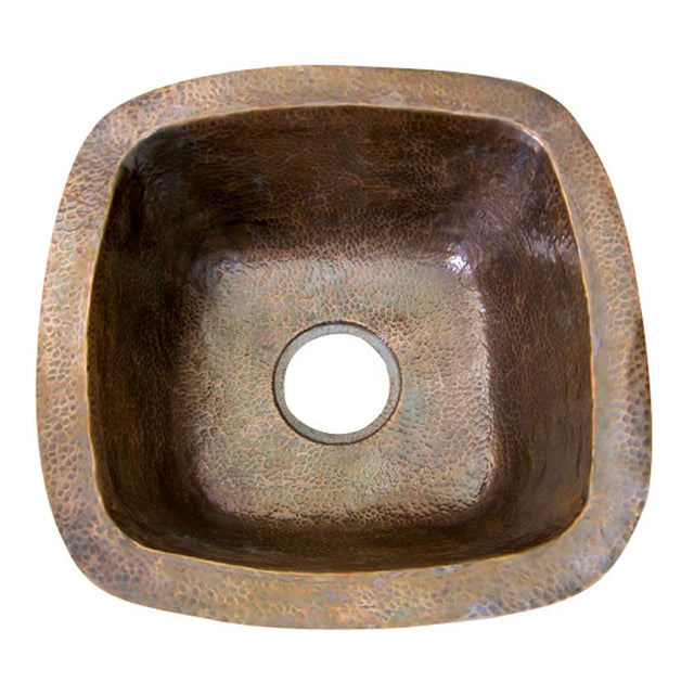 Barclay - Trent Prep/Bar Sink, 18''  Hammered Antique Copper - Antique Copper