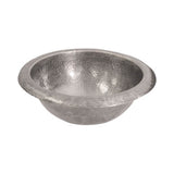 Barclay - Abita Round Self Rimming Basin  Hammered Pewter - Pewter