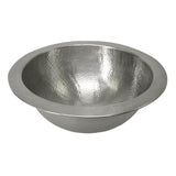 Barclay - Aldwyn Round Undermount Basin,  Hammered Pewter - Pewter