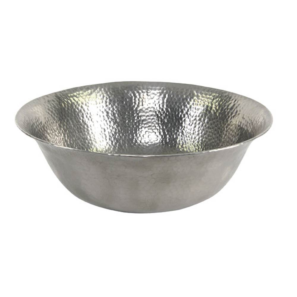 Barclay - Goshen Above Counter Basin,  Hammered Pewter - Pewter