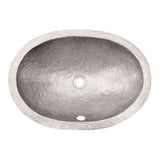 Barclay - Forster Oval Undermount Basin,  Hammered Pewter - Pewter