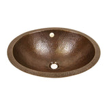 Barclay - Florian Oval Undermount Basin,  Antique Copper - Antique Copper