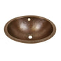 Barclay - Florian Oval Undermount Basin,  Antique Copper - Antique Copper