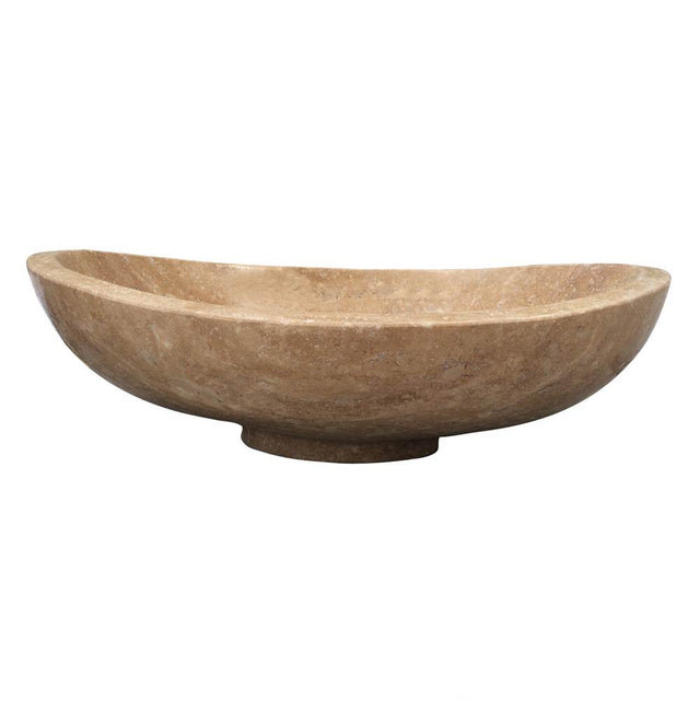 Barclay - Loomis Curved/Oval Travertine Polished Beige Travertine