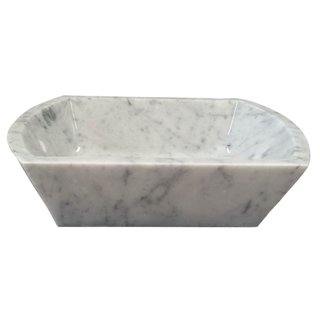 Barclay - Mayon Marble Above Counter Basin, Carrara Marble - Carrara