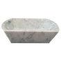 Barclay - Mayon Marble Above Counter Basin, Carrara Marble - Carrara