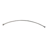 Barclay - Curved 66'' Shower Rod w/Flan Oil Rubbed Bronze - Oil Rubbed Bronze