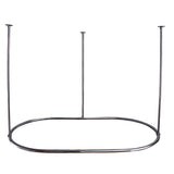 Barclay - 48'' Oval Shower Curtain Ring-Chrome - Polished Chrome