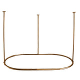 Barclay - 60'' Oval Shower Curtain Ring-Polished Brass - Polished Brass