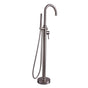 Barclay - Burney Freestd Tub Filler w/HS Thermostatic, Brushed Nickel - Polished Nickel