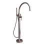Barclay - Bianca Freestanding Tub Filler Brushed Nickel - Brushed Nickel