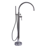 Barclay - Bianca Freestanding Tub Filler Polished Chrome - Polished Chrome