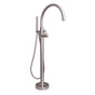 Barclay - Branson Freestanding Thermost Tub Filler, Brushed Nickel - Brushed Nickel