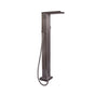 Barclay - Coomera Thermo Waterfall Tub Filler w/ Handshower-SB - Brushed Stainless Steel