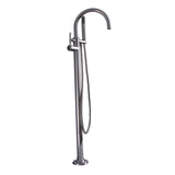 Barclay - Dolan Freestanding Gooseneck Tub Filler, Polished Chrome - Polished Chrome