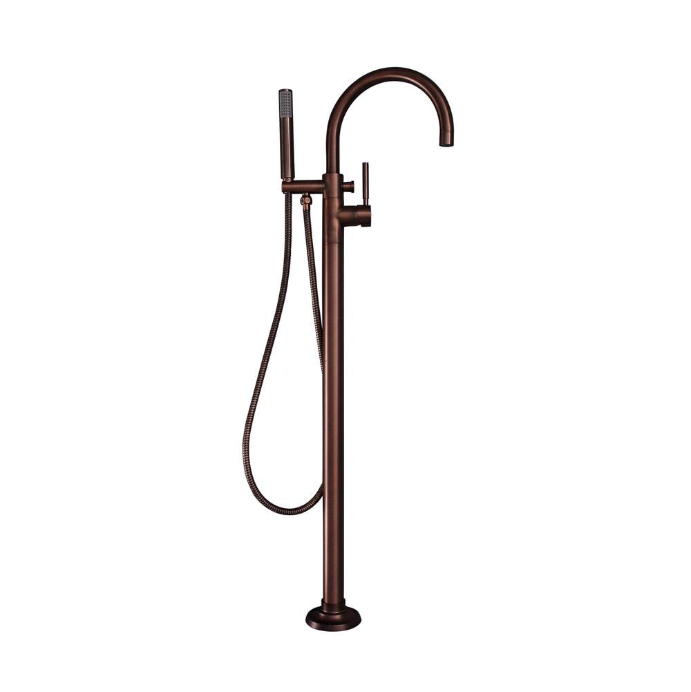 Barclay - Dolan Freestanding Gooseneck Tub Filler, Oil Rubbed Bronze - Oil Rubbed Bronze