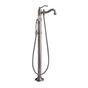 Barclay - Lamar Freestanding Filler Brushed Nickel - Brushed Nickel