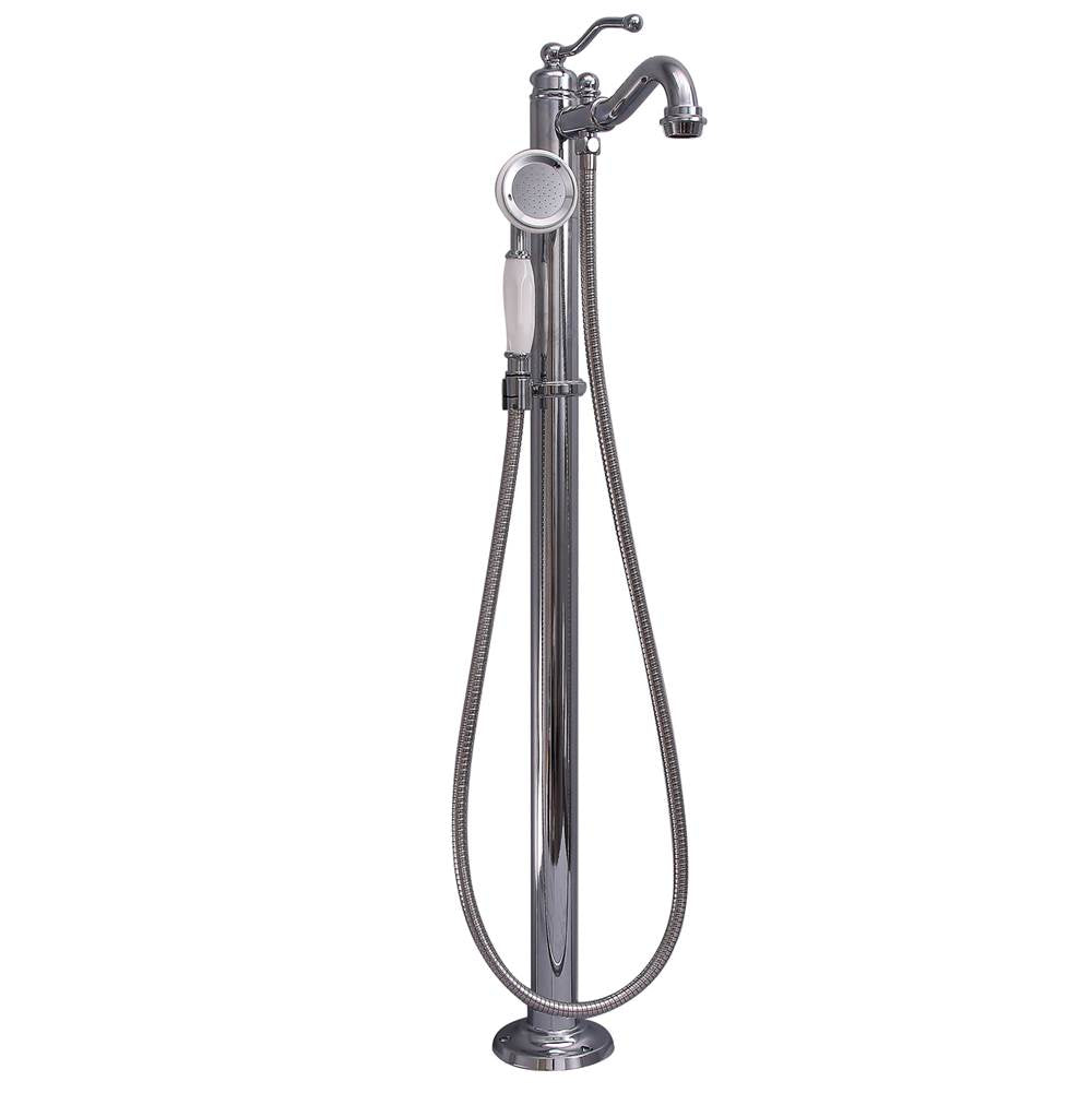 Barclay - Lamar Freestanding Filler Polished Nickel - Polished Nickel