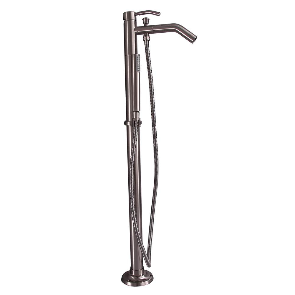 Barclay - Madon Freestanding Filler Brushed Nickel - Brushed Nickel