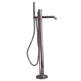 Barclay - Slaton Freestanding Thermo Tub Filler, Polished Stainless - Polished Stainless Steel