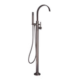 Barclay - Tessa Freestanding Tub Filler Brushed Nickel - Brushed Nickel
