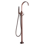 Barclay - Dixville Freestanding Faucet with Metal Lever handles, ORB - Oil Rubbed Bronze