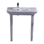 Barclay - Opulence Console 31-1/2'', Rect Bowl, 8'' WS, White - White