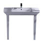 Barclay - Opulence Console 39-1/2'', Rect Bowl, 1-hole, White - White