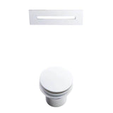 Morgan 70'' AC Freestanding Tub White,w/Internal Drain-OF BN