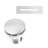 Pan 56'' AC Freestanding,7'' Centers,W/internal drain-OF,BN