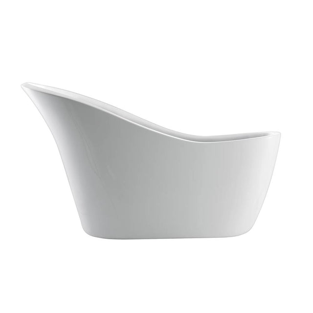 Barclay - McGuire Acrylic Slipper, 68'', WH, No Overflow, No Holes - White