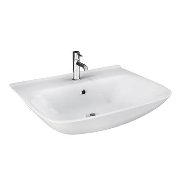 Barclay - Eden 520 Wall-Hung Basin, 4'' Centerset, White - White