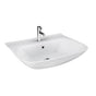 Barclay - Eden 520 Wall-Hung Basin, 4'' Centerset, White - White