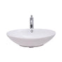Barclay - Declan 20''  Wall Hung Basin with Overflow, White - White