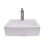 Barclay - Sophie 17'' Rect Wall Hung Basin, White - White