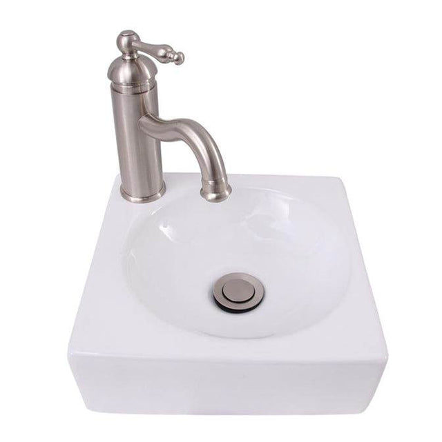 Barclay - Trixie 11'' Petite Wall Hung Basin, White - White