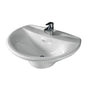 Barclay - Venice 520 Wall-Hung Basin 8'' Widespread, White - White