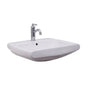 Barclay - Ambrose Wall-Hung With 1 Hole Overflow, White - White