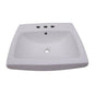 Barclay - Ambrose Wall-Hung for 6'' Centerset, Overflow, White - White