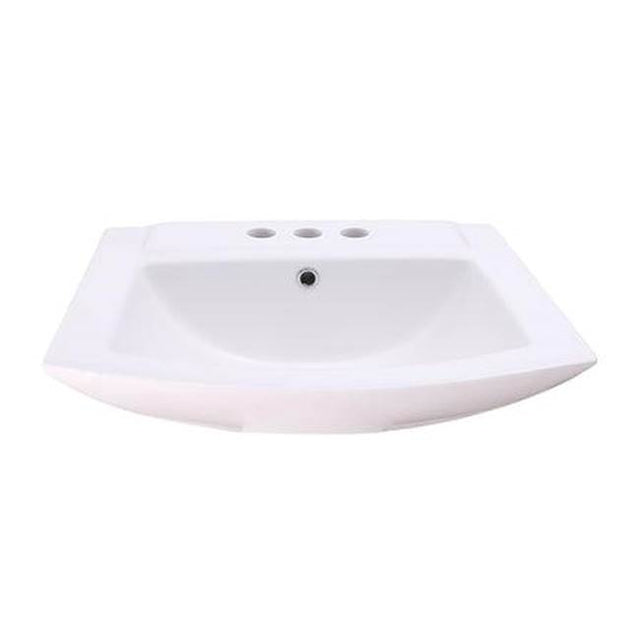 Barclay - Burke Basin Only for 6'' CC Overflow, White - White