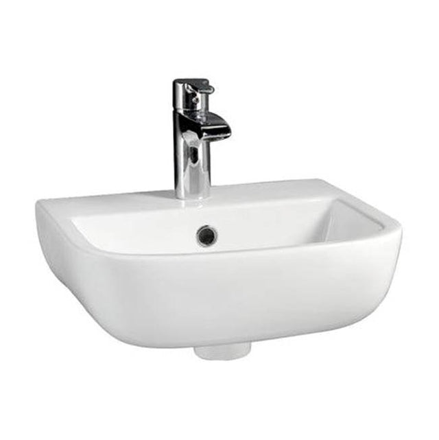 Barclay - Series 600 SMALL Wall-Hung Basin 15-3/4'',4'' Center Set,WH - White