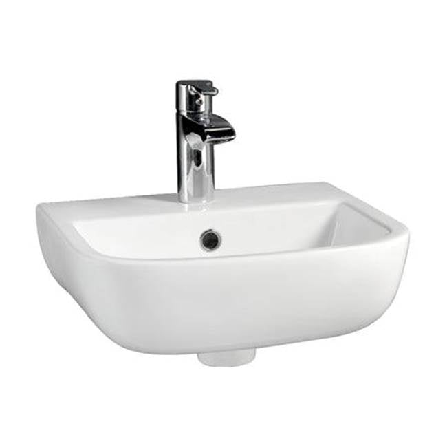 Barclay - Series 600, Large Wall Hung 20-1/2'', 4'' CS, White - White