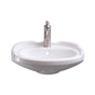 Barclay - Silvi 20'' Wall Hung w/Overflow 1 Faucet Hole, White - White