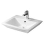 Barclay - Opulence Above counter Basin 23'', White, Rect Bowl, 4'' cc - White
