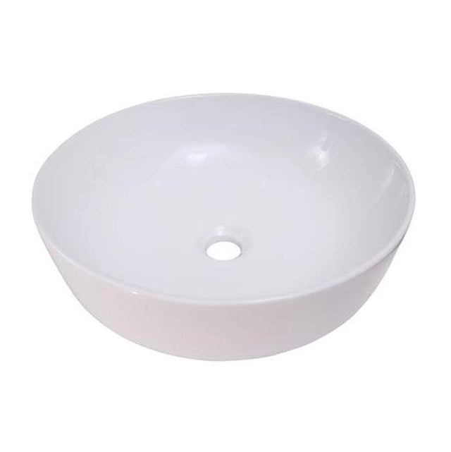 Barclay - Shasta 16'' Cylindrical Above Counter Basin, White - White